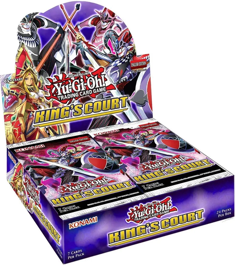 遊戯王 英語版 King's Court キングズコート 1st 3BOX King's Court Booster Box [1st Edition] - King's Court – StockGods