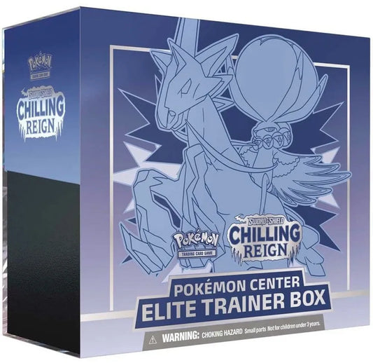 Chilling Reign Pokemon Center Elite Trainer Box [Ice Rider Calyrex] Read Description